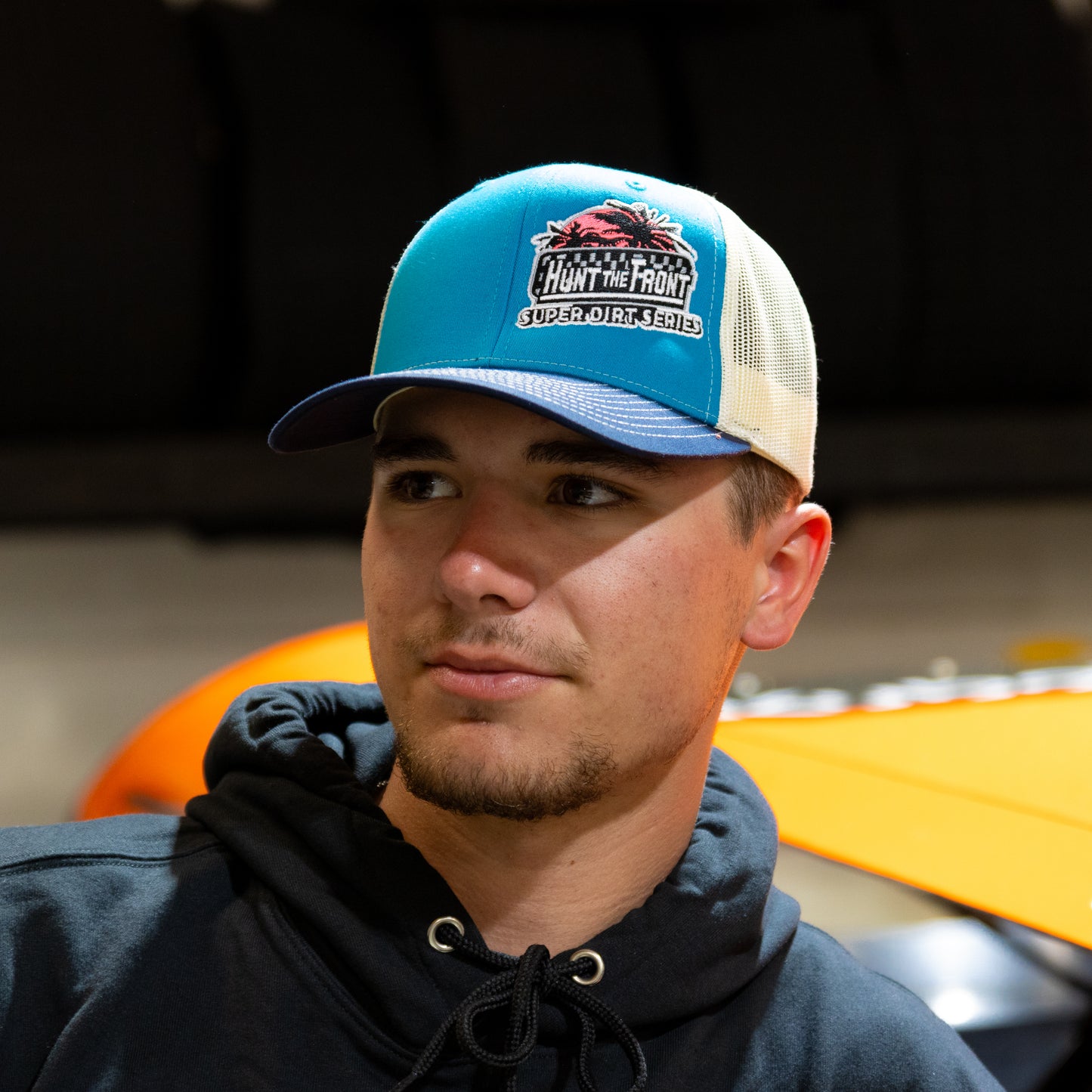 HTF Super Dirt Series Teal Trucker Hat