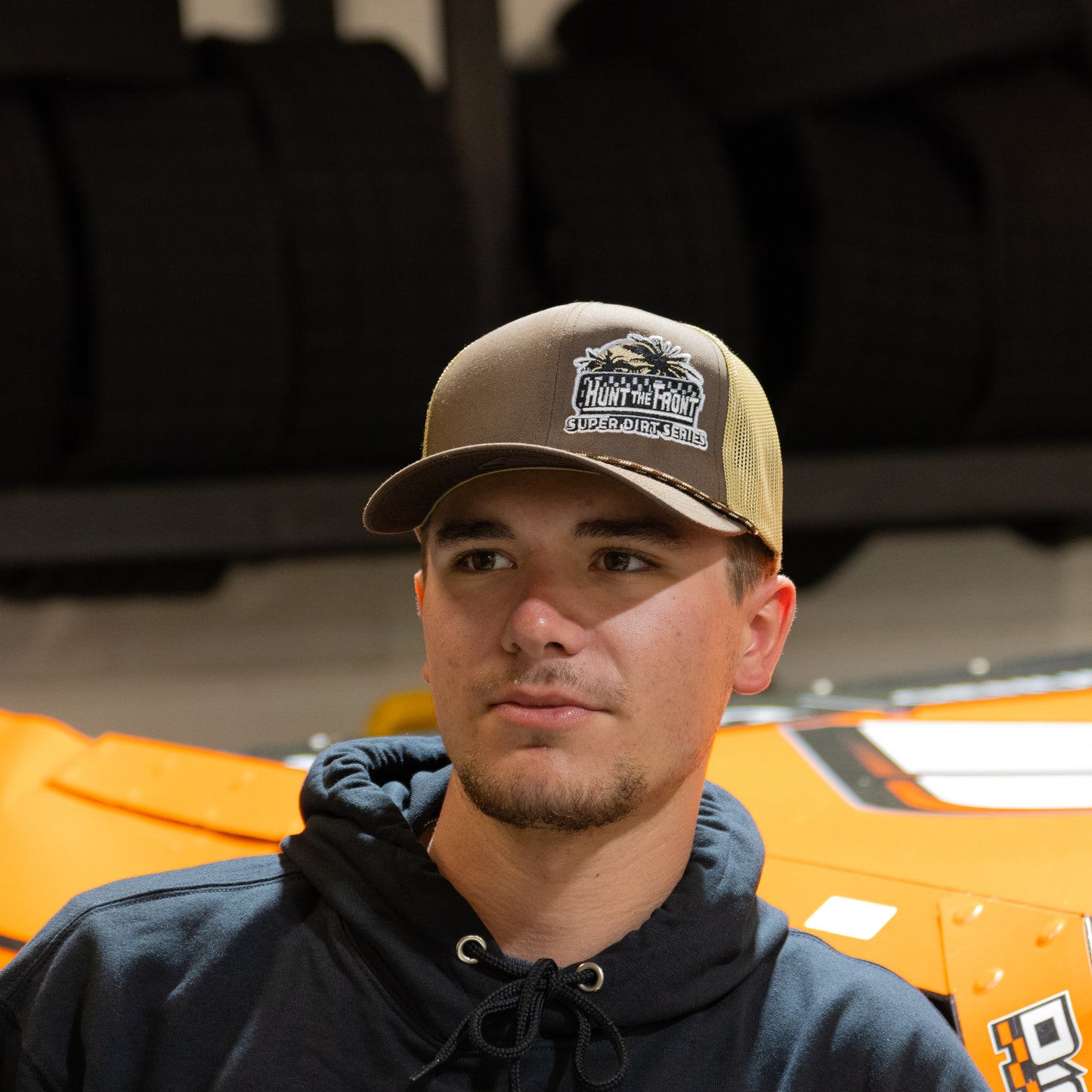 HTF Super Dirt Series Braided Trucker Hat
