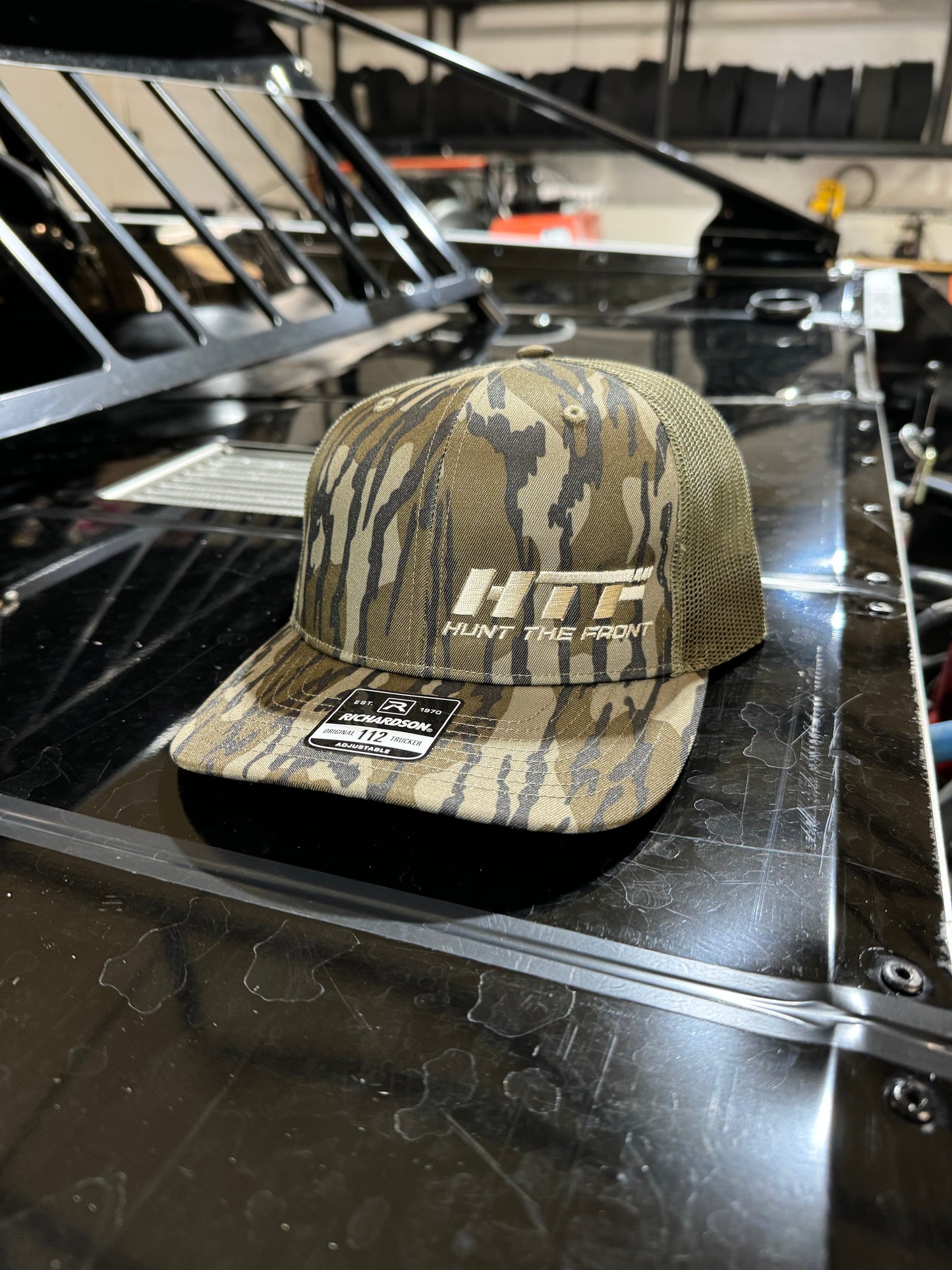 Camo HTF Logo Trucker Hat