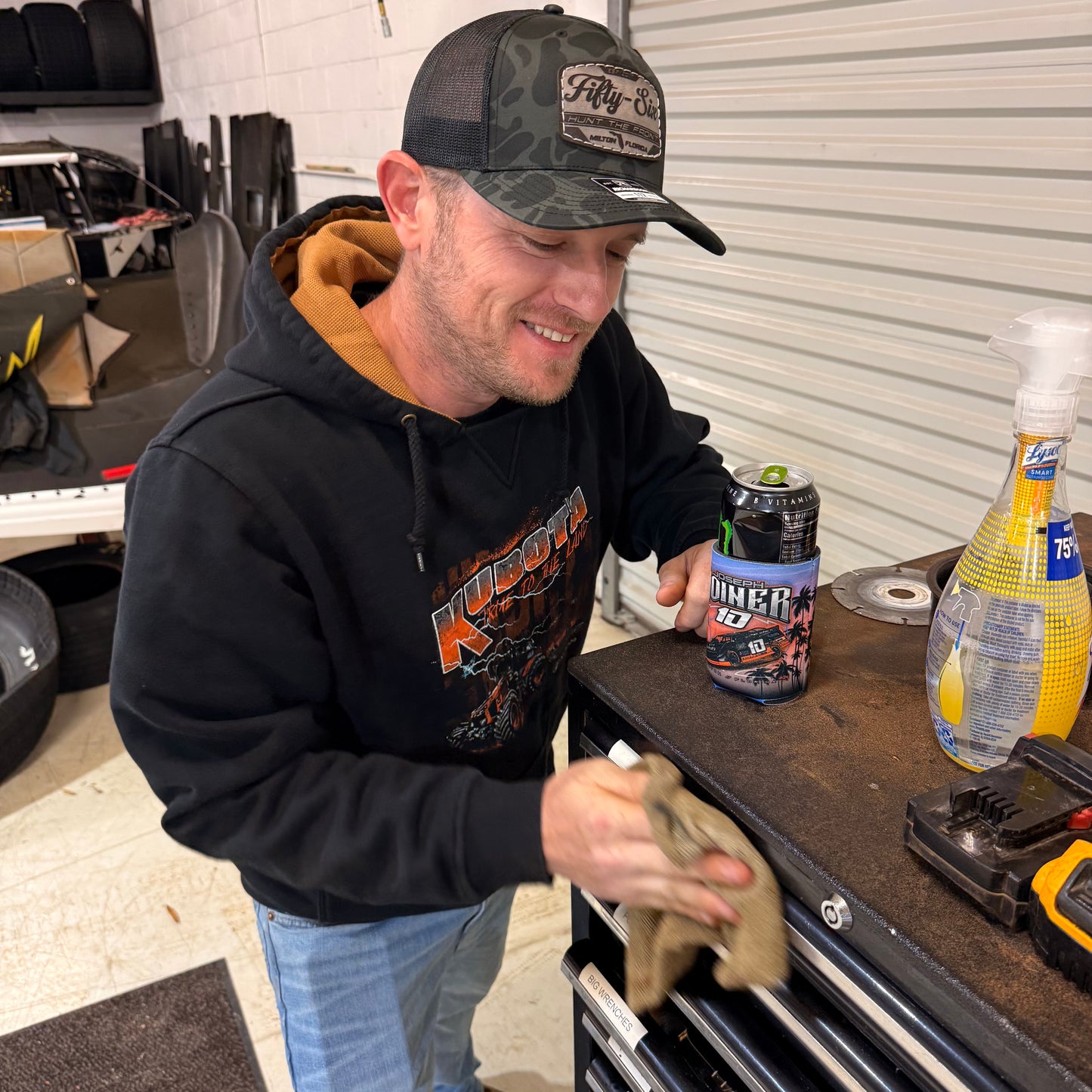Fifty-Six Leather Patch Duck Camo Hat