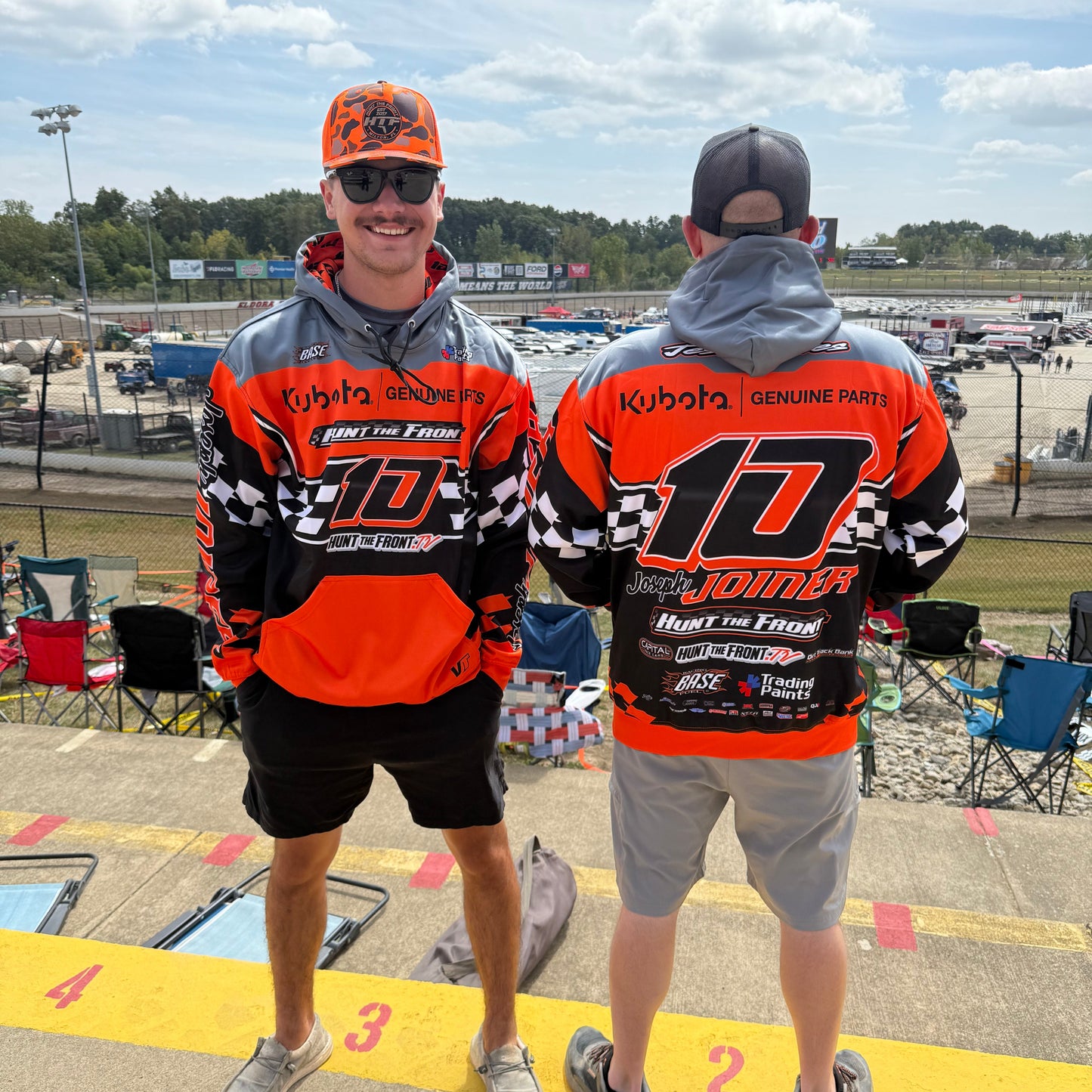 Orange Sublimated Hoodie