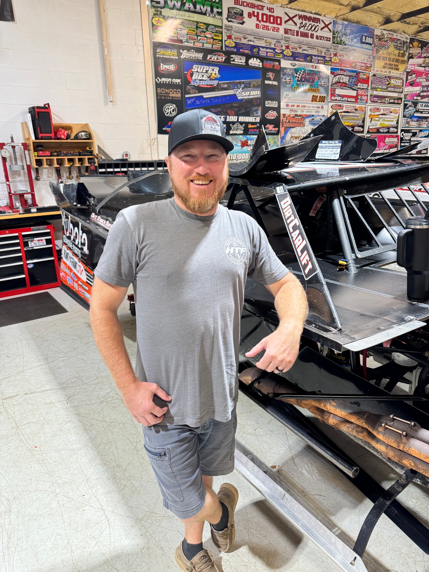 HTF Super Dirt Series Black Trucker Hat