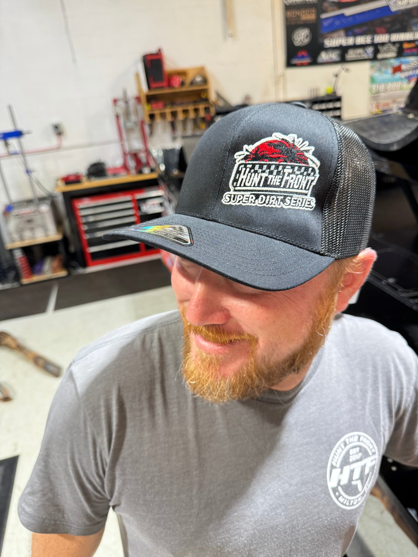 HTF Super Dirt Series Black Trucker Hat