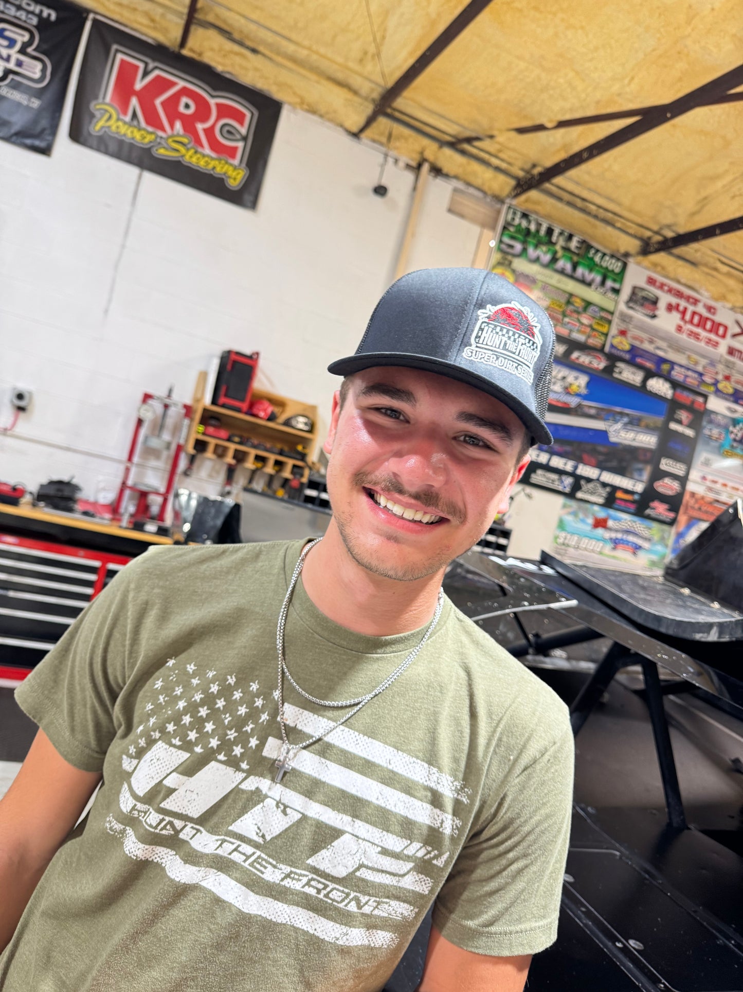 HTF Super Dirt Series Black Trucker Hat