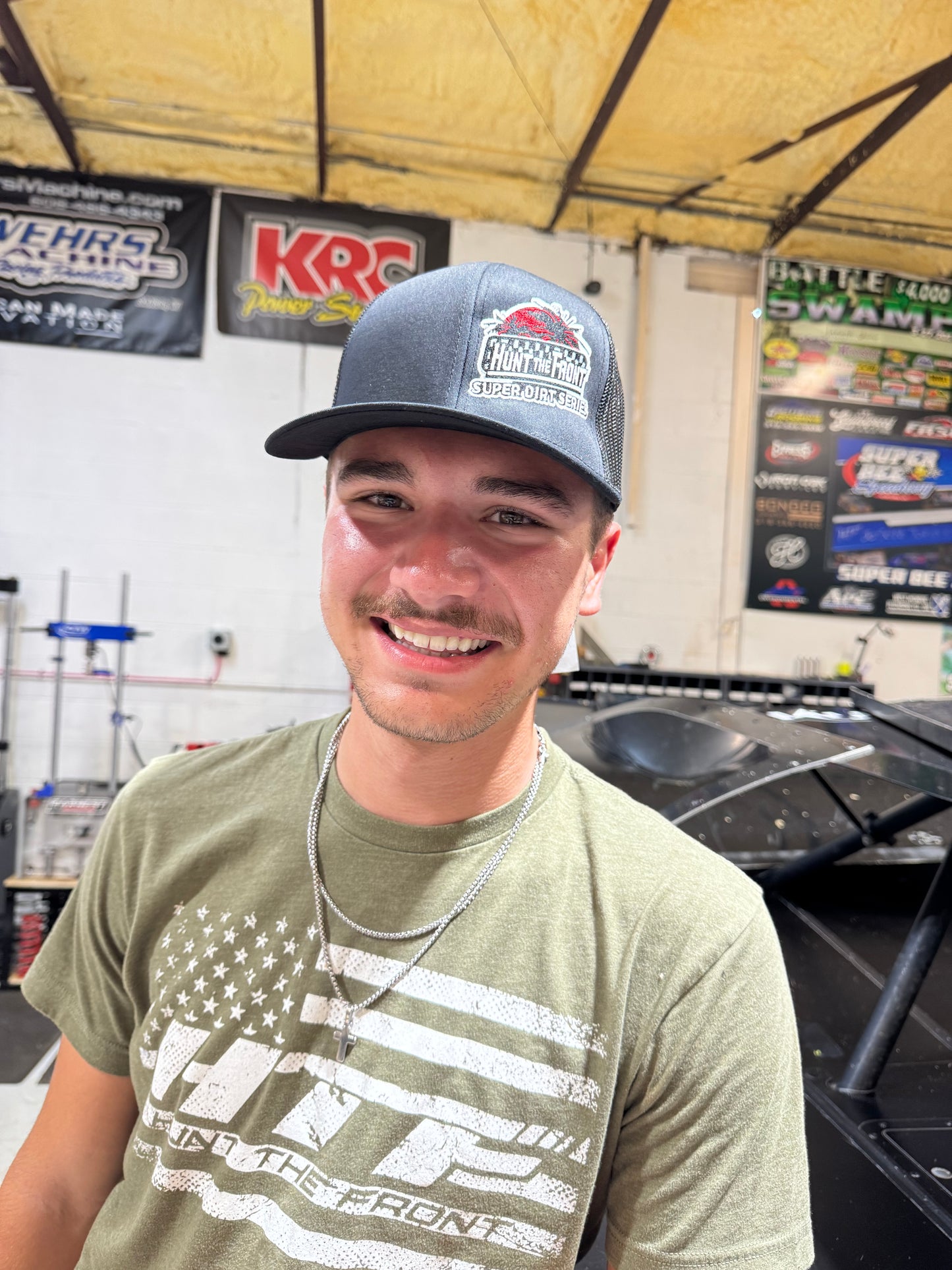 HTF Super Dirt Series Black Trucker Hat