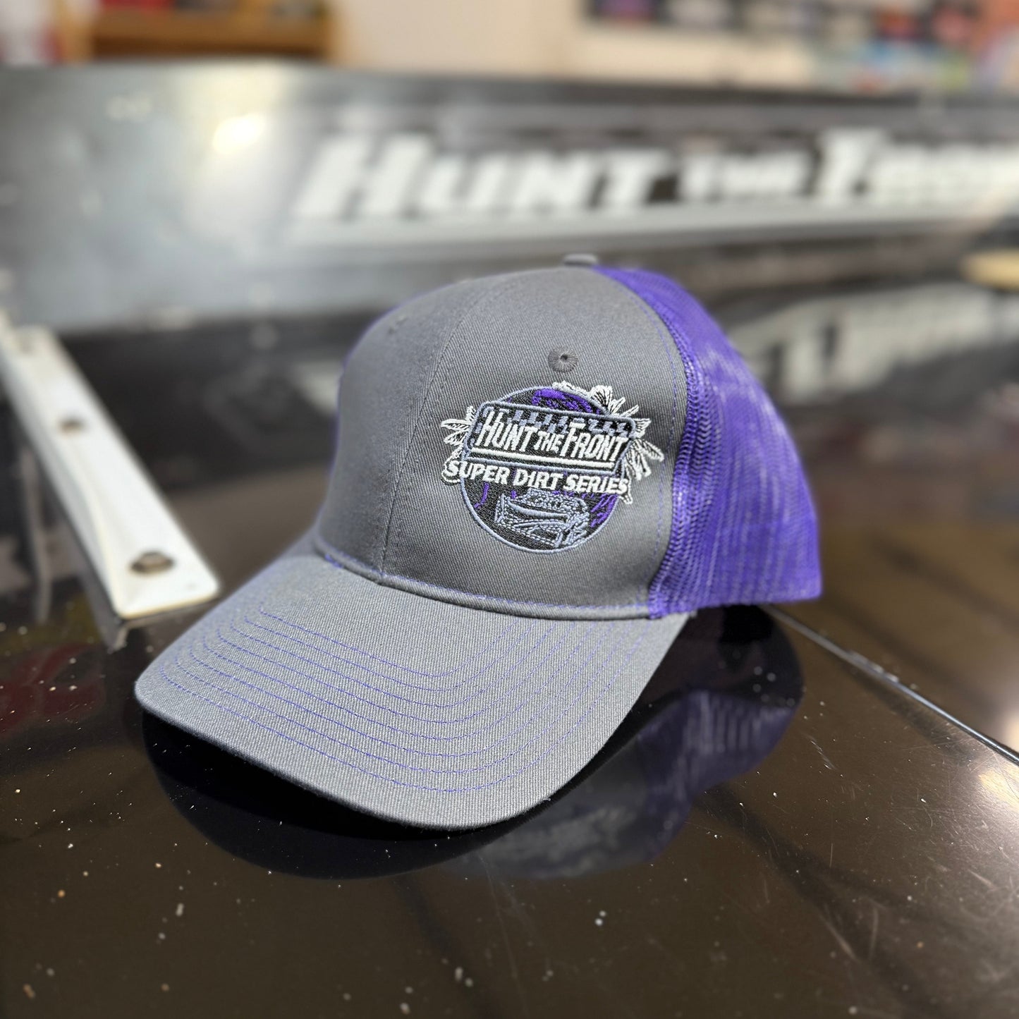 HTF Super Dirt Series Trucker Hat - Purple