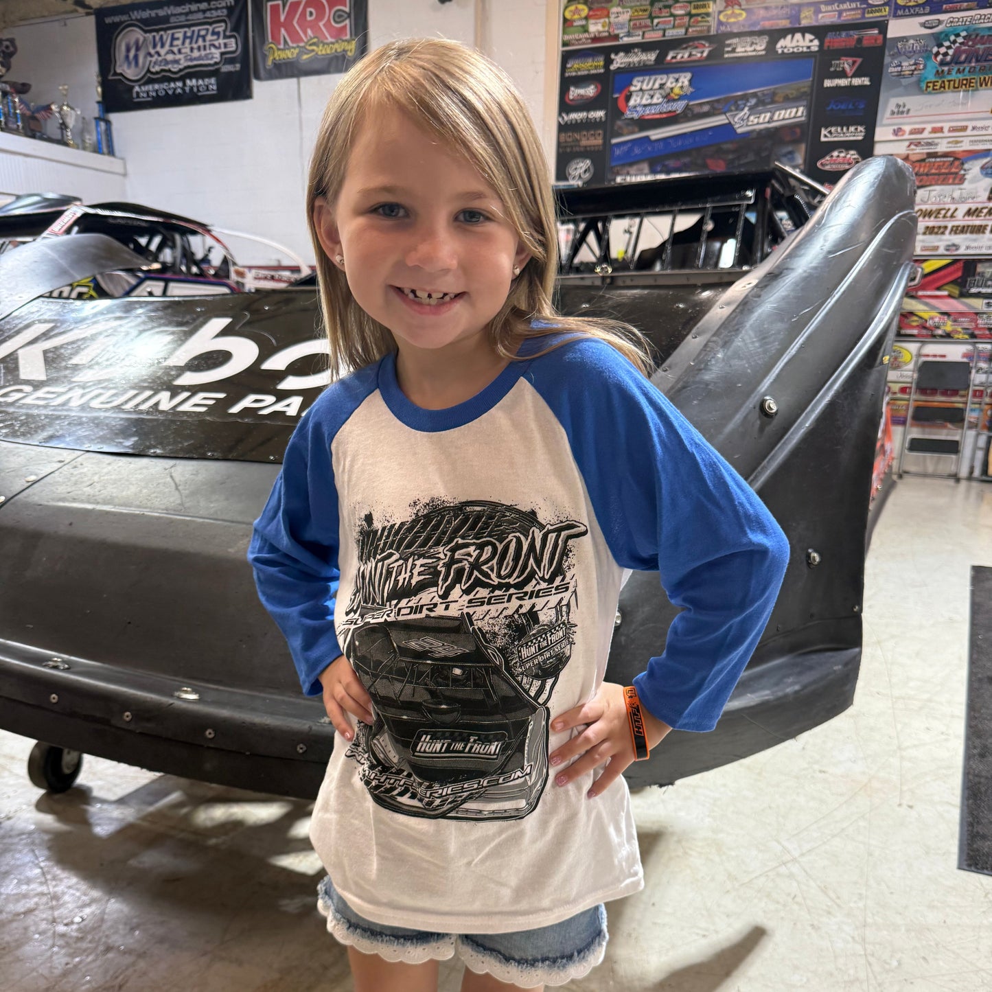 Super Dirt Series 3/4 Sleeve Raglan Youth Shirt