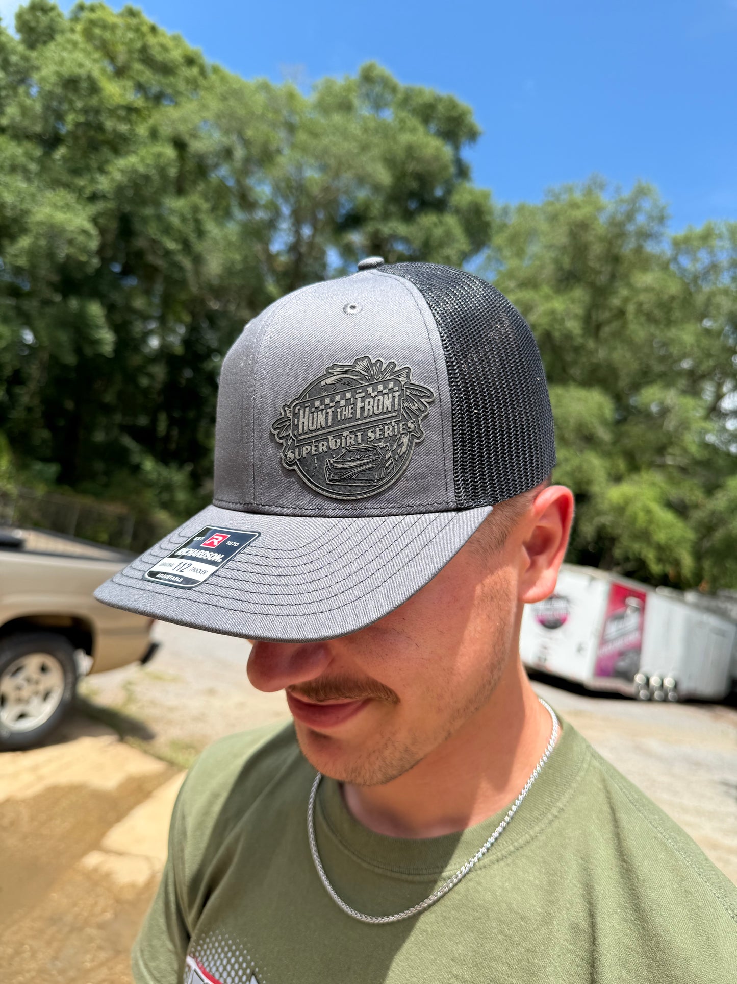 HTF Super Dirt Series Leather Patch Hat
