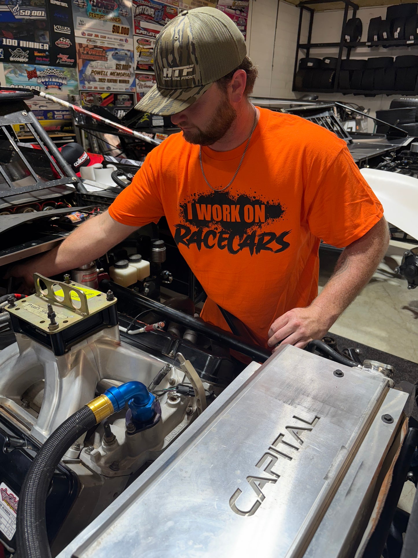 I Work On Racecars T-Shirt