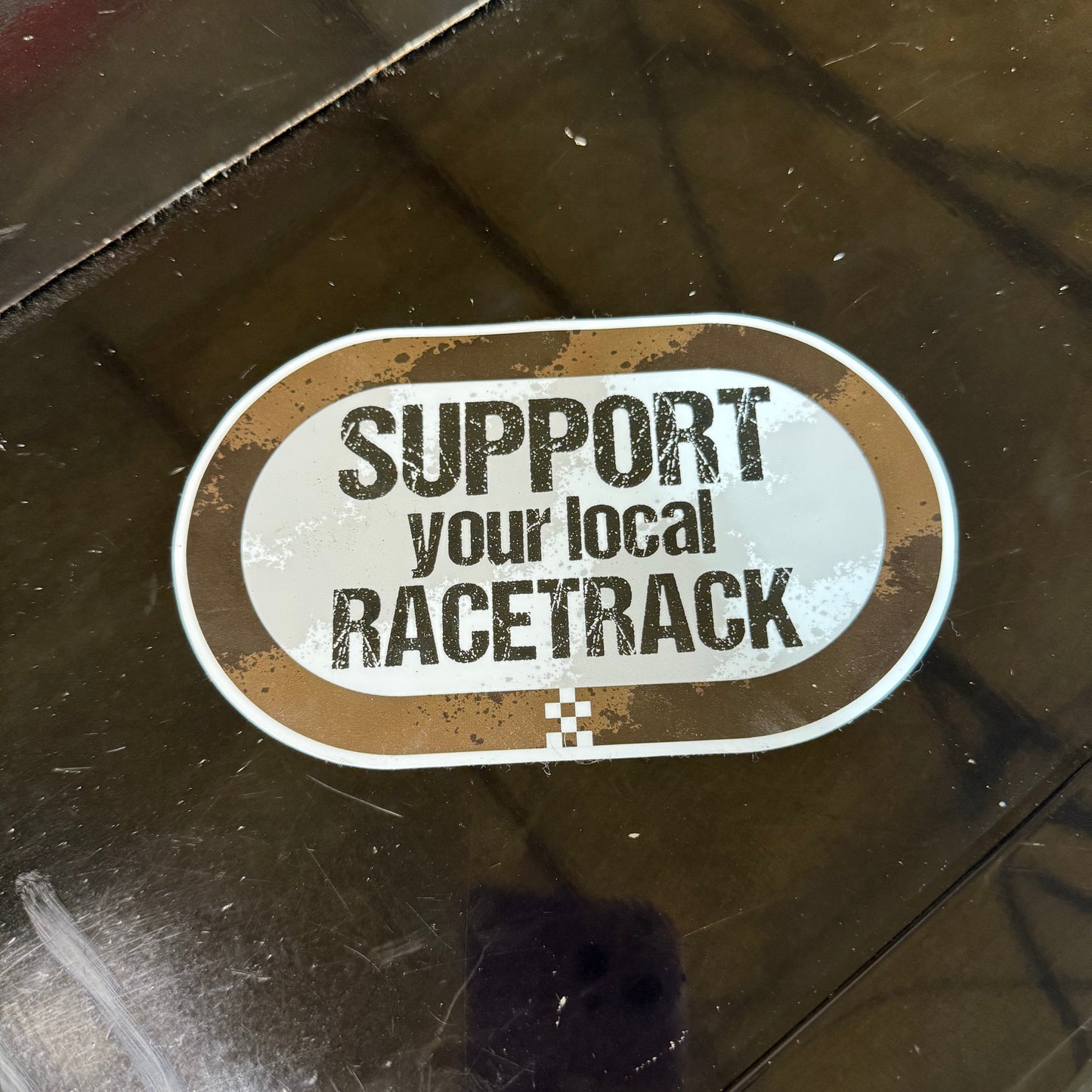 Support Your Local Racetrack Decal