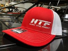 Load image into Gallery viewer, HTF Trucker Hat - Blue/White - Red/White
