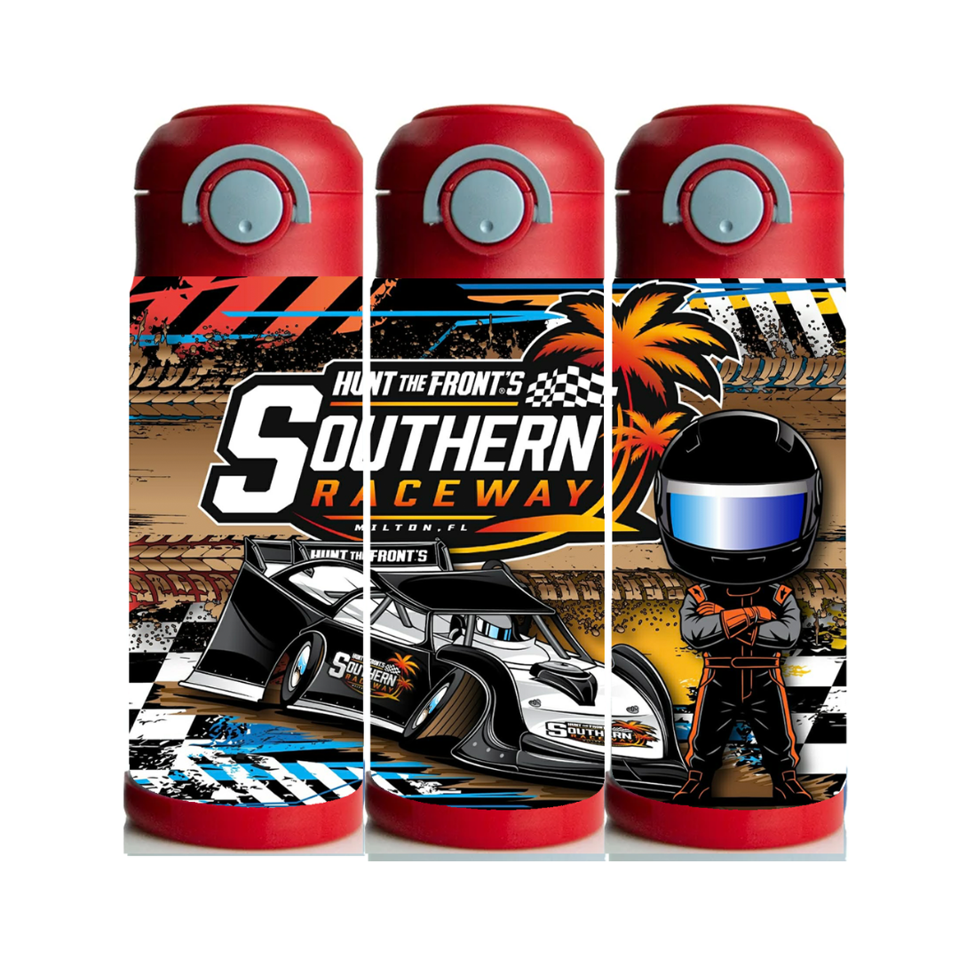 Kids Red Hunt The Front's Southern Raceway 12oz Tumbler