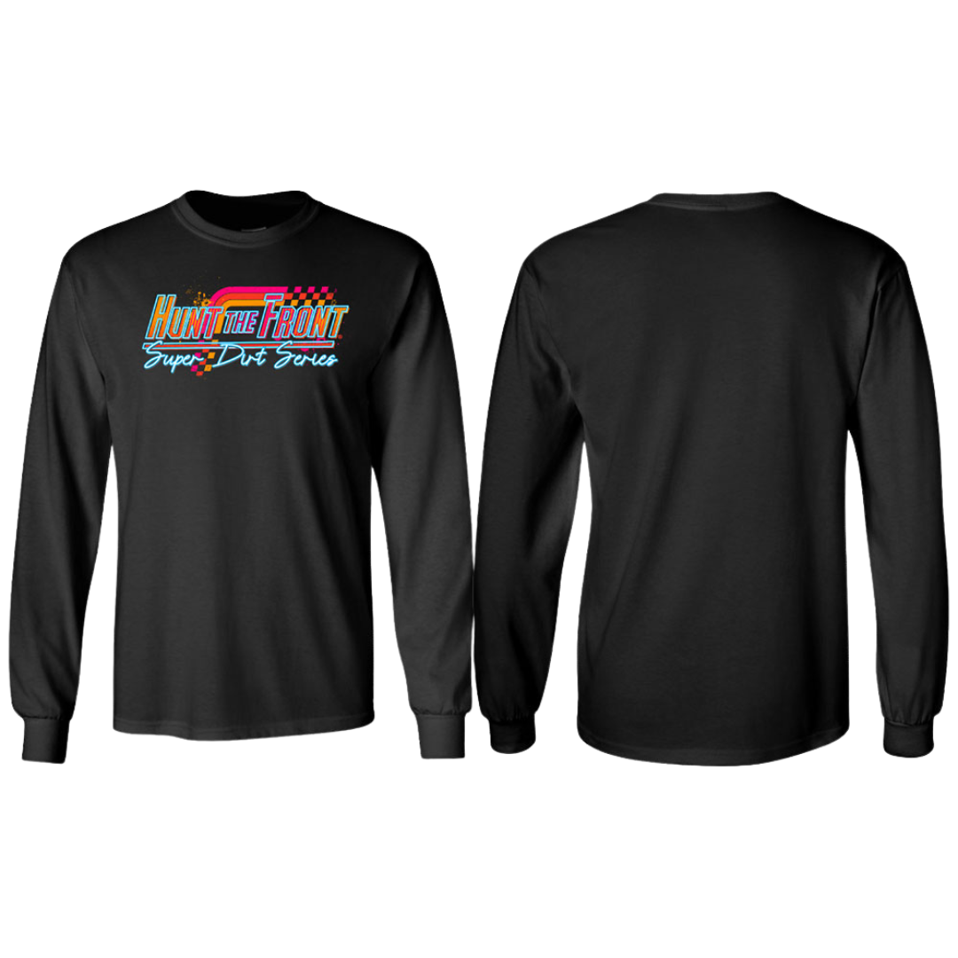 HTF Super Dirt Series Neon Checkers Shirt