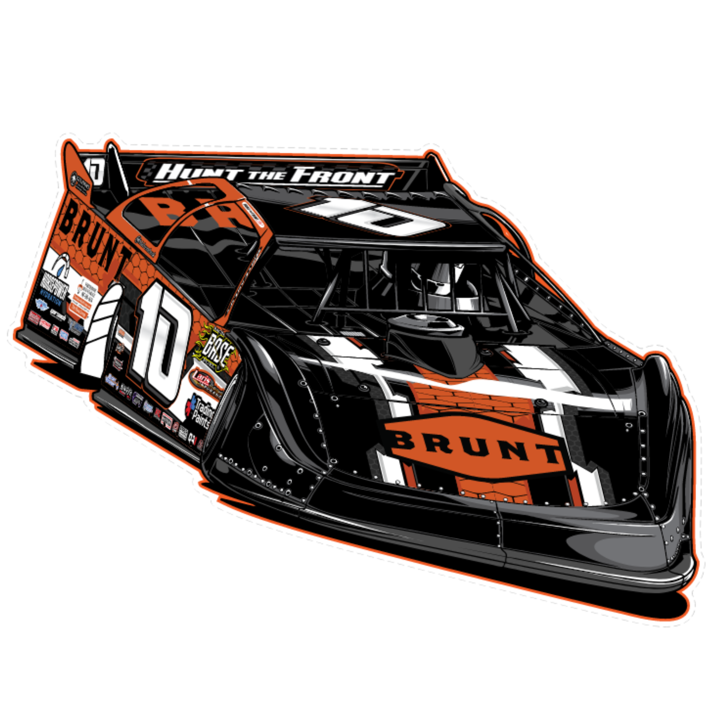 World 100 Joseph Joiner #10 LARGE Car Cutouts
