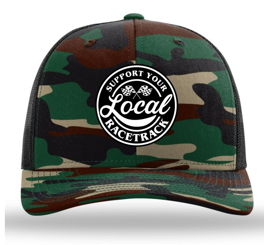 Support Your Local Racetrack Camo Hat