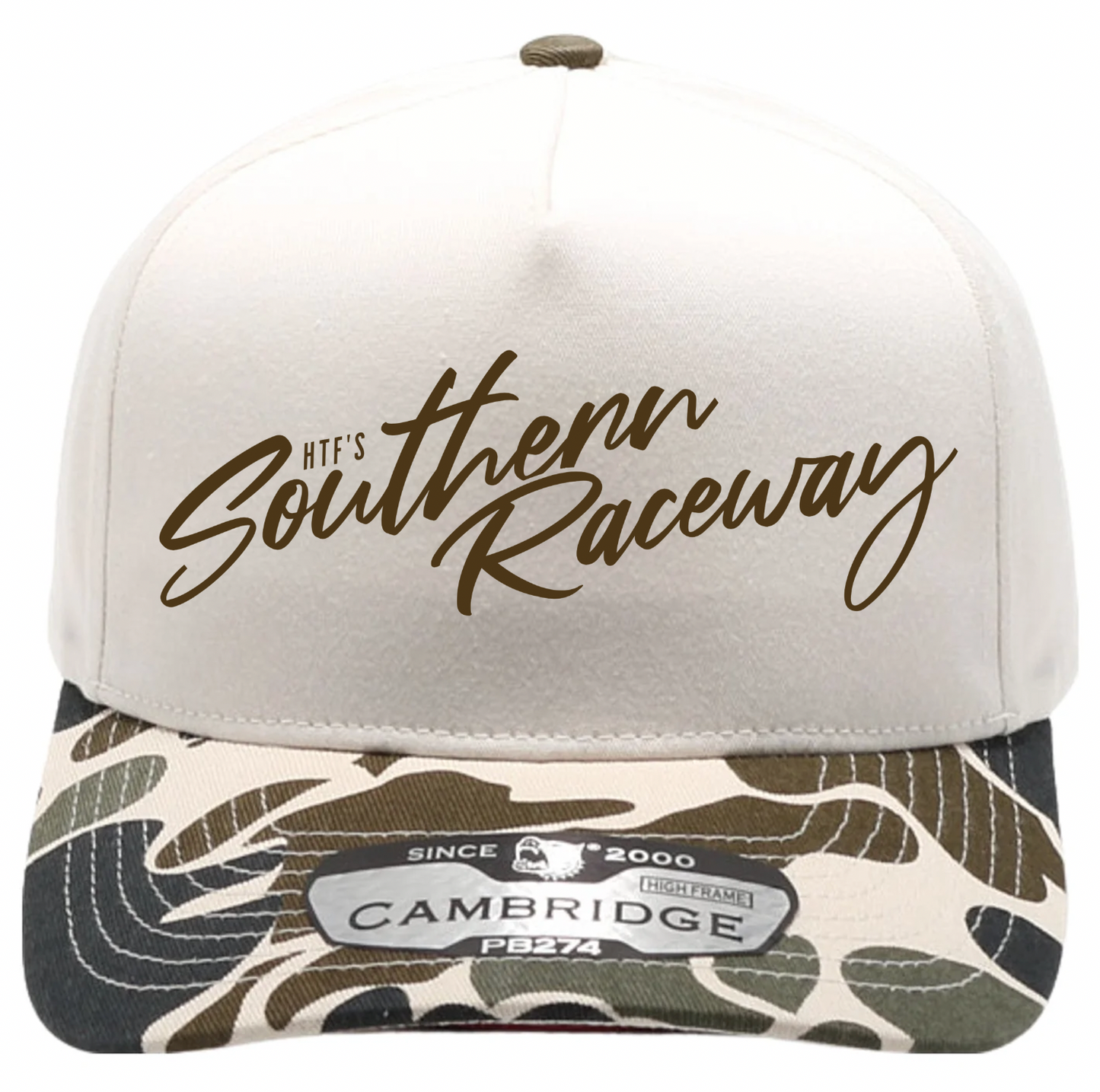 HTF Southern Raceway Duck Camo Hat