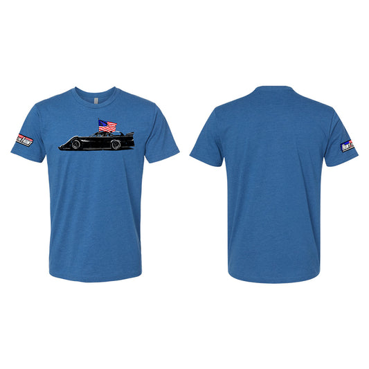 Dirt Late Model Silhouette Flag Shirt