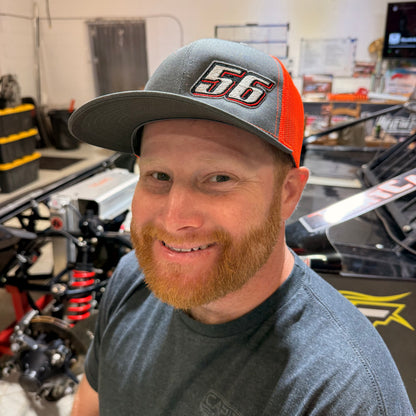 Charcoal #56 Trucker Hat