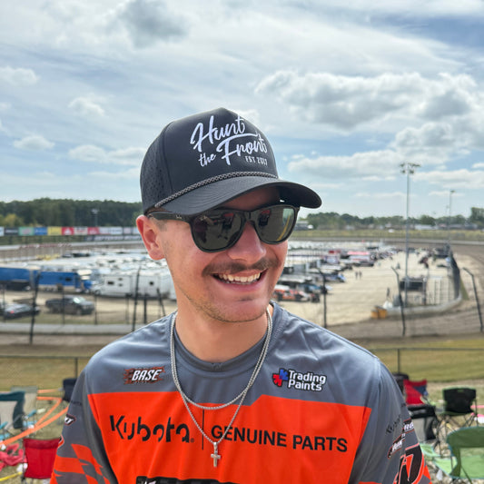 Hunt The Front Black Rope Hat