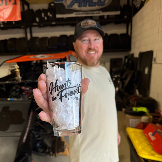 Hunt The Front 16oz Pint Glass