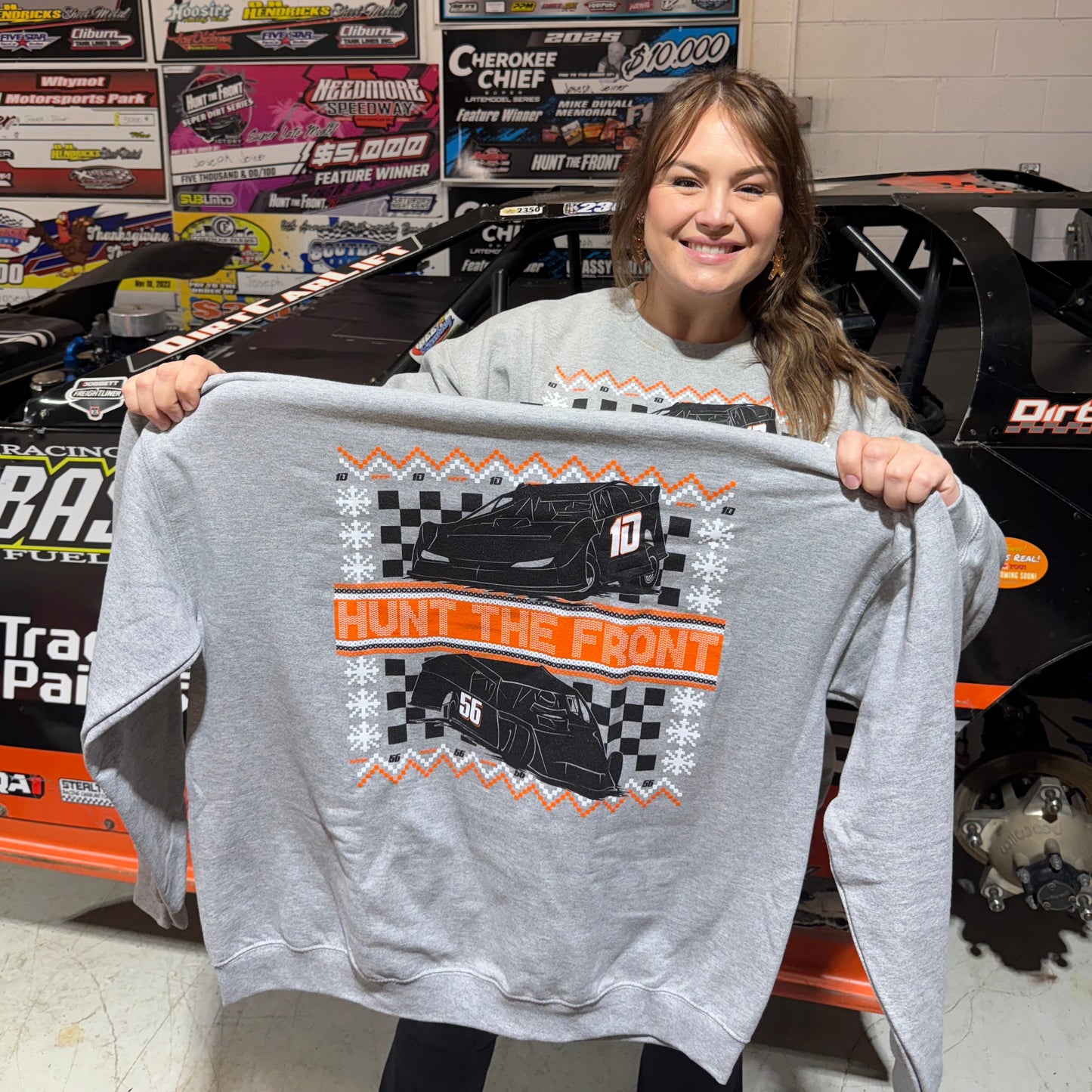 Hunt The Front Christmas Sweater