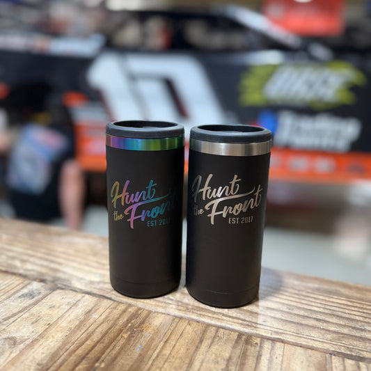 Hunt The Front 12oz Slimcan Koozie