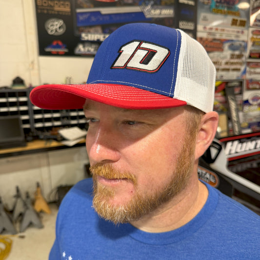 Red White & Blue #10 Trucker Hat