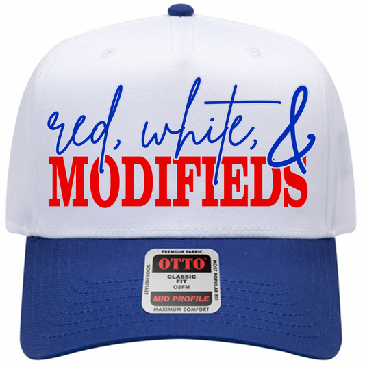 Red White & Modifieds Hat