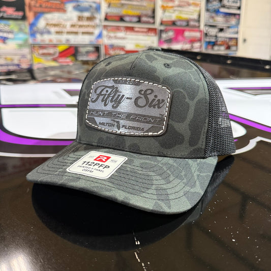 Fifty-Six Leather Patch Duck Camo Hat