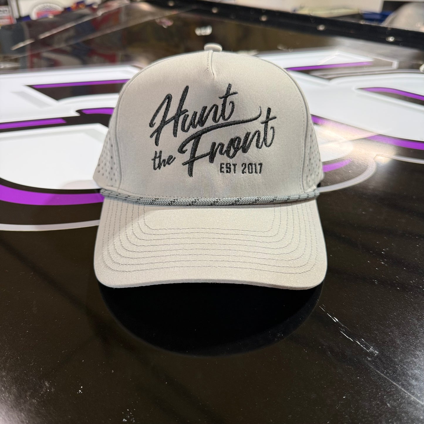 Hunt The Front Gray Rope Hat