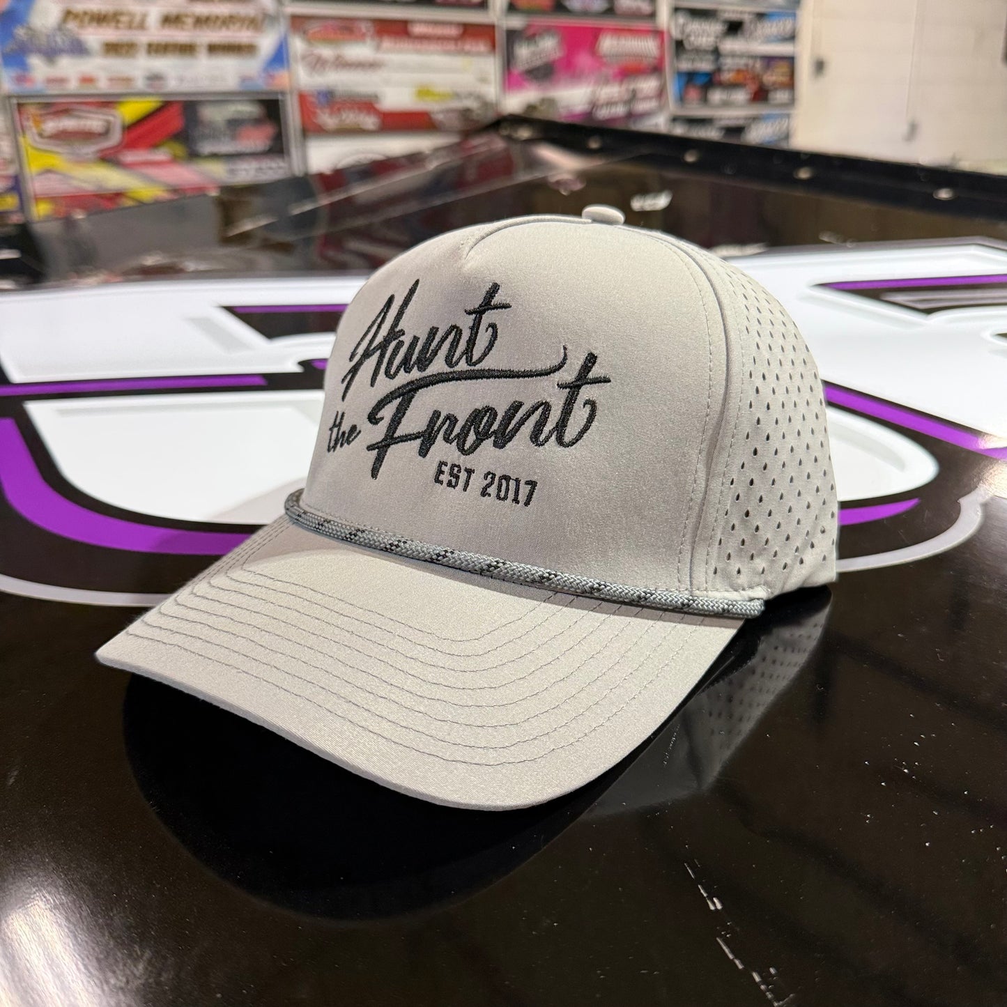 Hunt The Front Gray Rope Hat