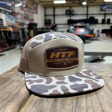 Load image into Gallery viewer, Leather Patch Sandstone Camo Trucker Hat
