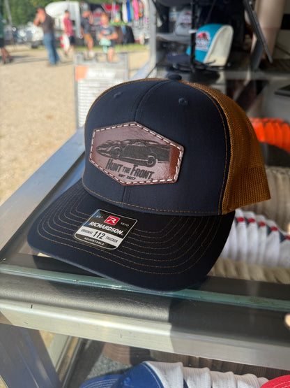 Dirt Late Model Leather Patch Hat