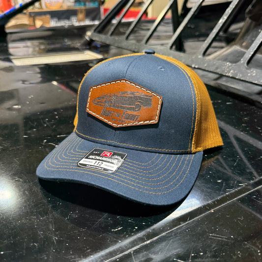 Dirt Late Model Leather Patch Hat