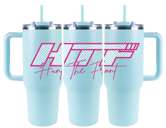 40oz Pink & Blue Tumbler