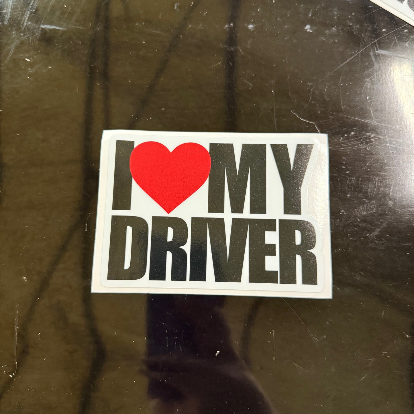 I (heart) My Driver Decal