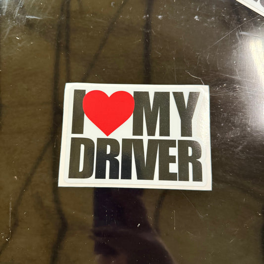 I (heart) My Driver Decal