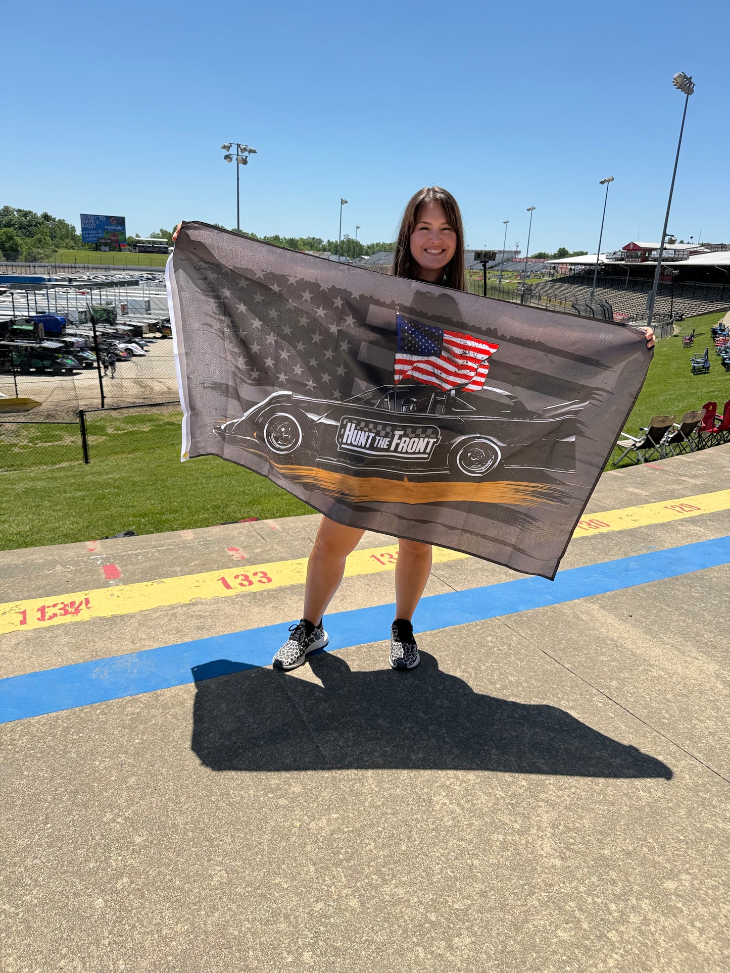 Late Model Silhouette 3'x5' Flag