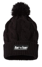 Load image into Gallery viewer, Twisted Knit Original Logo with Pom Beanies
