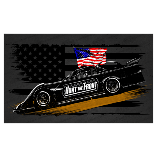 Late Model Silhouette 3'x5' Flag