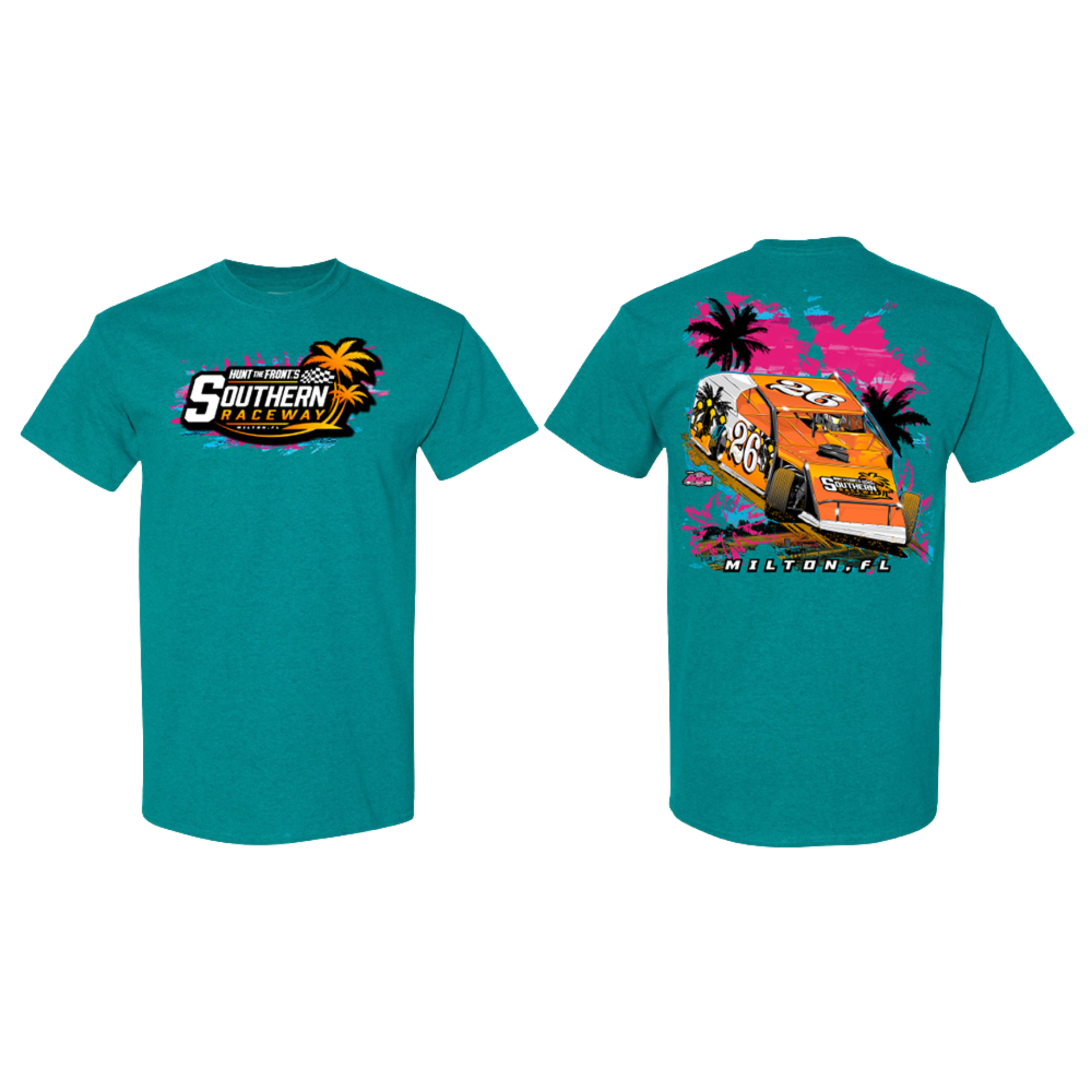 Antique Jade Modified Southern Raceway T-Shirt – Hunt the Front