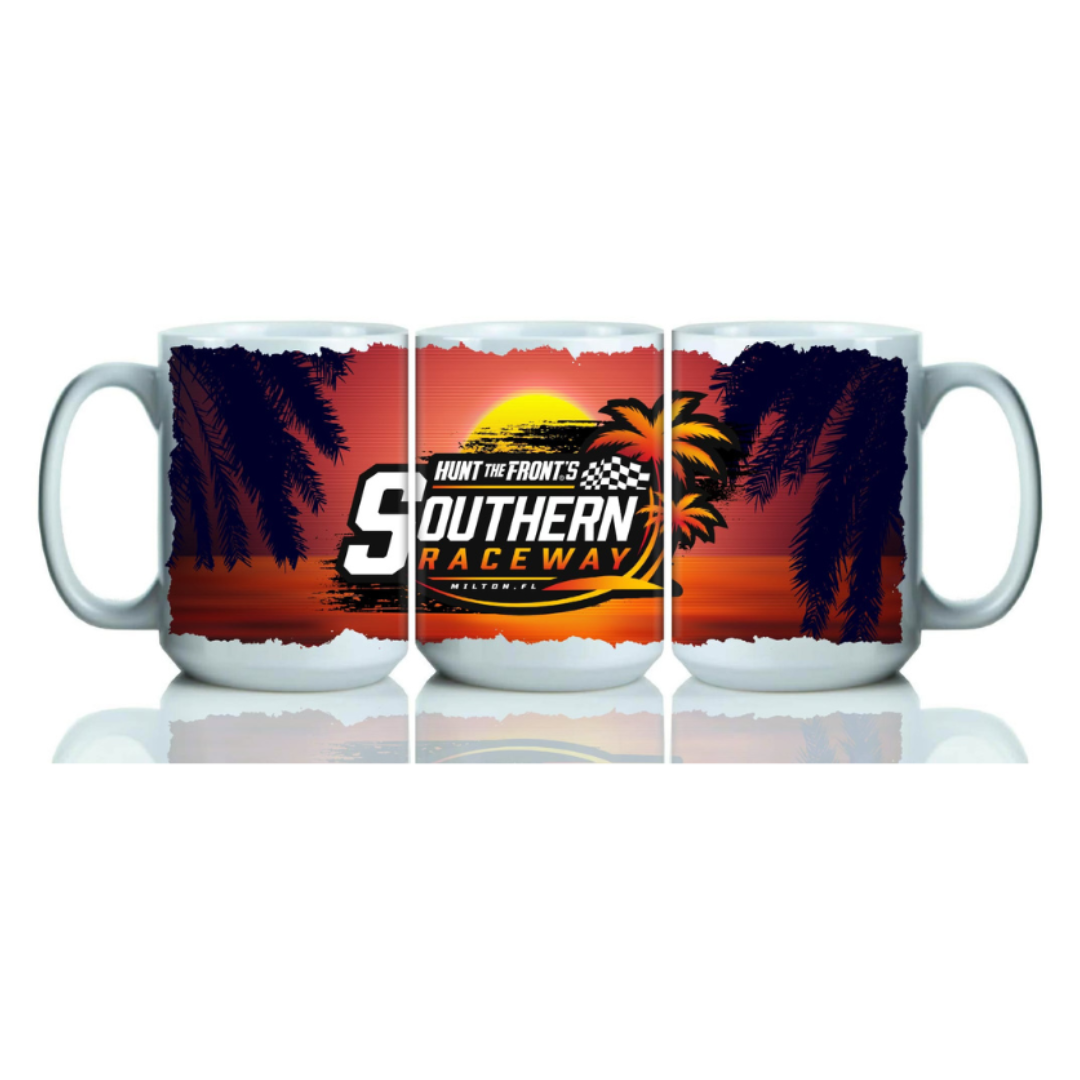 Hunt The Front's Southern Raceway Coffee Mug