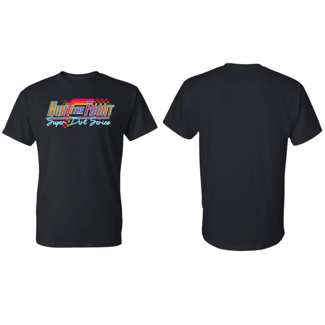 HTF Super Dirt Series Neon Checkers Shirt