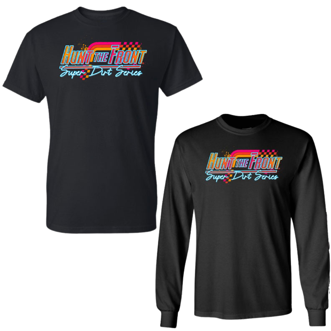 HTF Super Dirt Series Neon Checkers Shirt