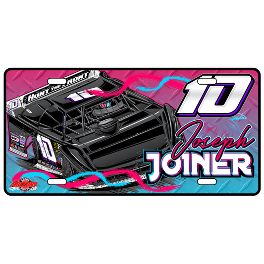 Joseph Joiner #10 License Plates