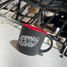 Load image into Gallery viewer, HTF Coffee Mug- Black w/Red
