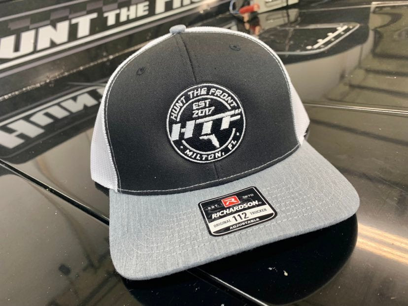 HTF Circle Logo Trucker Hat - TriColor Gray